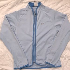 Blue Nike Dr-Fit Zip-Up